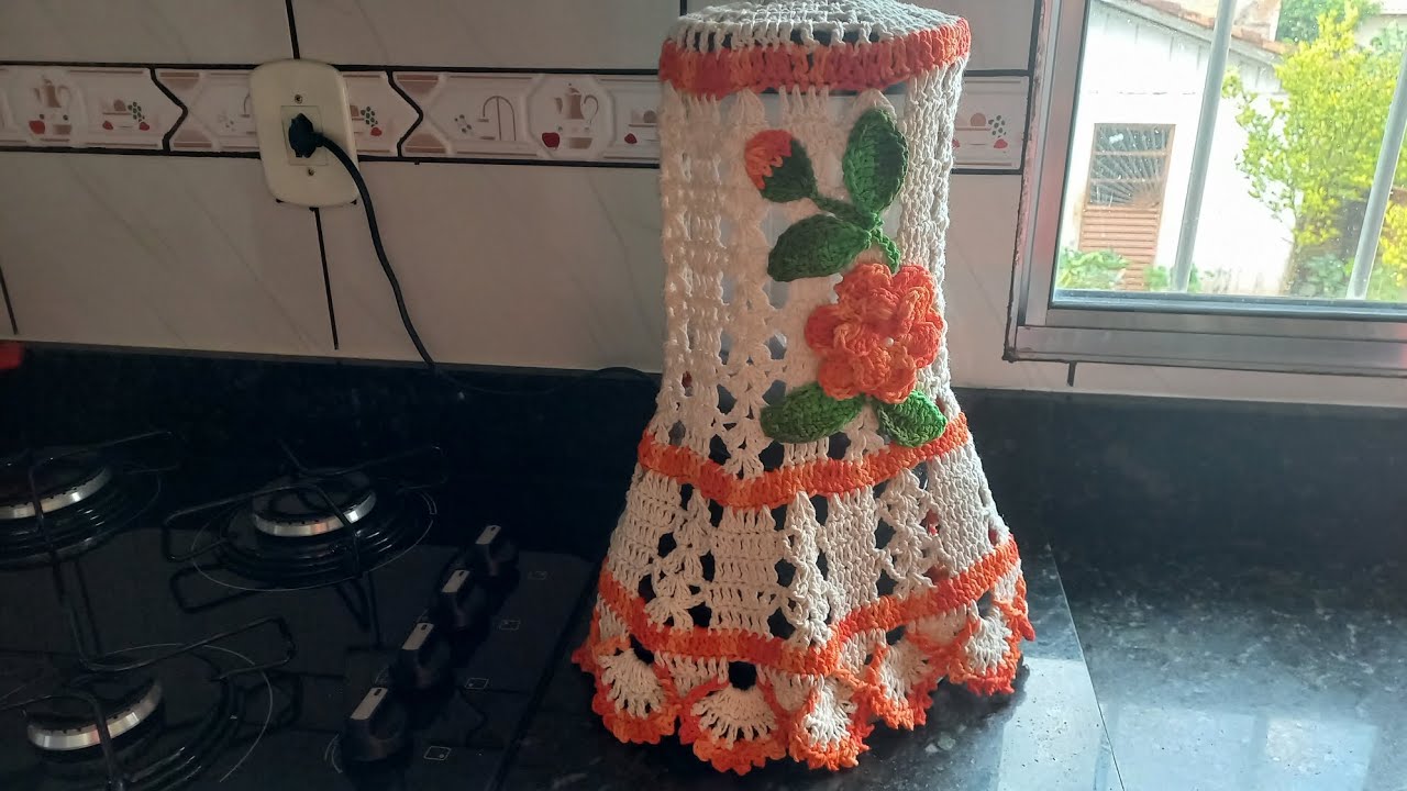 Uma linda produção, capa de liquidificador 🧡