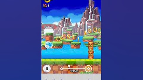 Sonic Runners Adventure Gameplay On Mega J2ME LODER Level 1