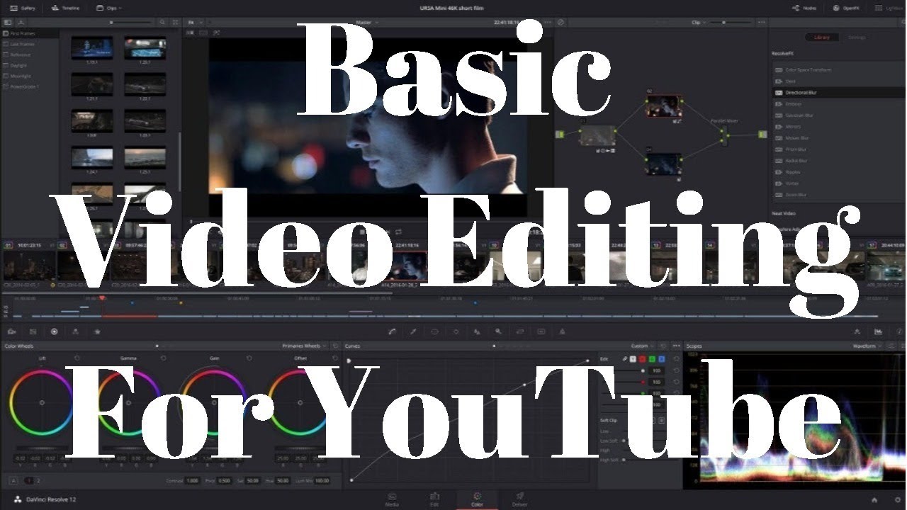 Basic Youtube Video Editing Skills Youtube
