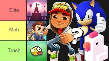 EVERY MOBILE RUNNER RANKED | iOS/Android Tier List (Subway Surfers, Sonic Dash, Crossy Road & More)