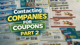 Contacting Companies for Coupons Part 2 #couponing #savemoney #couponing101  screenshot 4