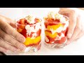 In 5 minutes! Dessert without baking! Strawberry, Mango, Cream