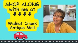 Shop Along At Walnut Creek Antique Mall/Booth Display Ideas/What Would You Have Bought?