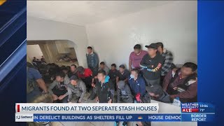 El Paso Border Patrol discovers 2 stash houses with 146 migrants