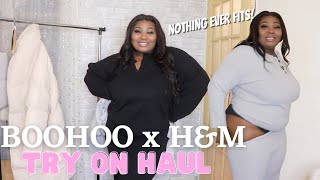 Realistic Boohoo H&M Try On Haul Midplus Size Black Friday 2021