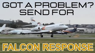 INTERNATIONAL RESCUE: Dassault Falcon's breakdown emergency service deploys to Edinburgh airport