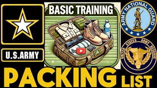 U.S. Army Basic Training (BCT) Packing List for Females and Males | Pack these ONLY‼️
