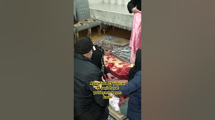 Ağstafada 23 yaşlı ər 19 yaşlı həyat yoldaşının başını kəsdi