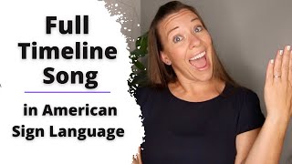 FULL Timeline  Song in ASL