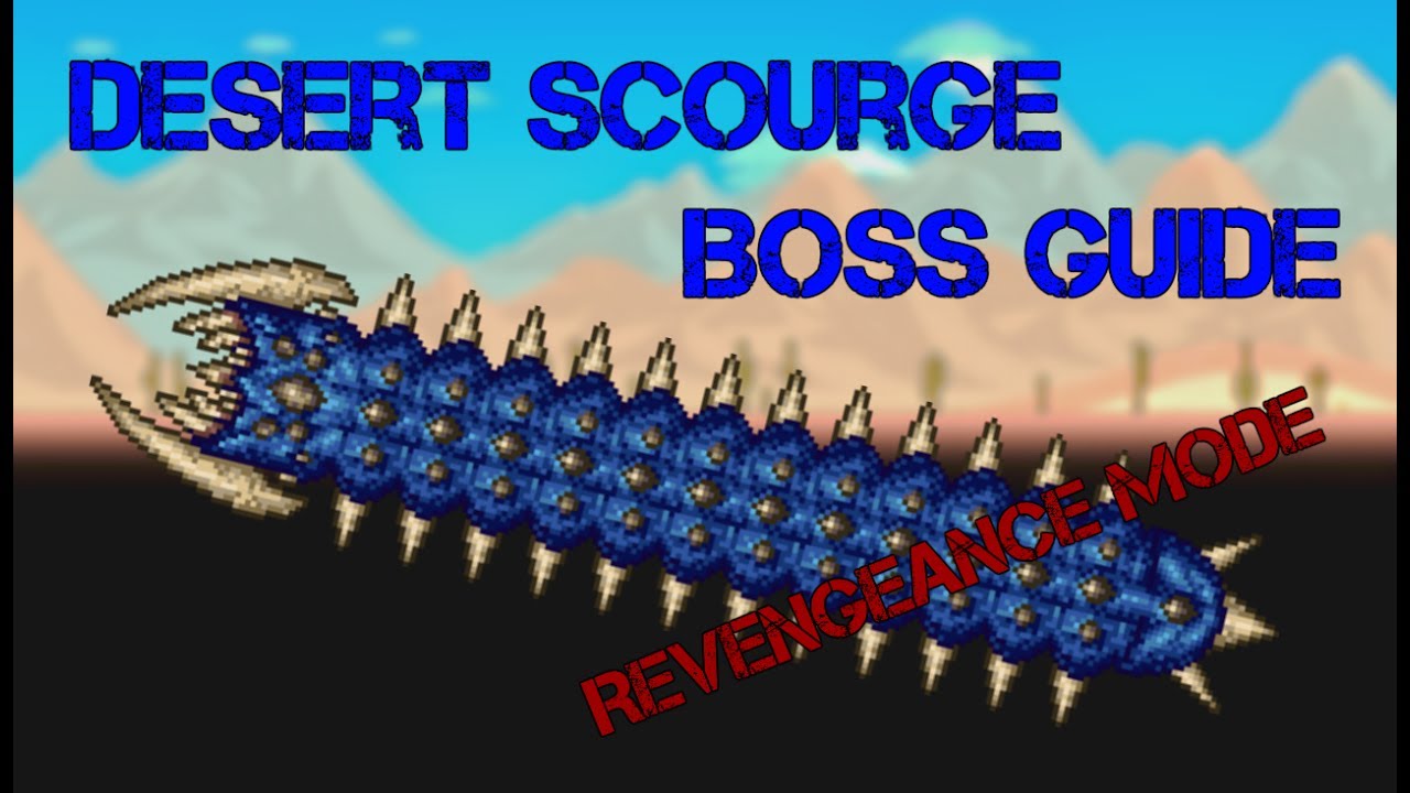 How to Beat the Desert Scourge in Revengeance Mode! Calamity Mod Boss