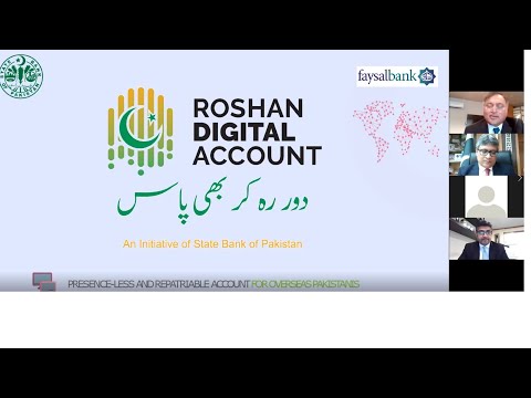 Webinar - on Roshan Digital Account in collaboration with State Bank of Pakistan and Faysal Bank