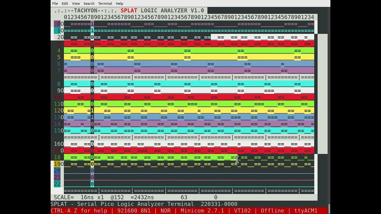 SPLAT A Logic Analyzer for the RPi Pico RP2040 YouTube