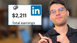 How I earned 2,211$ on LinkedIn in 2025