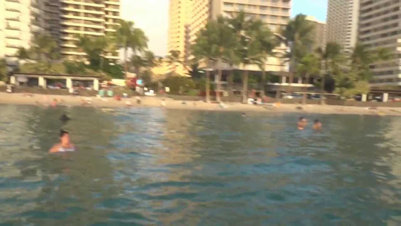 Wall Fishing in Waikiki