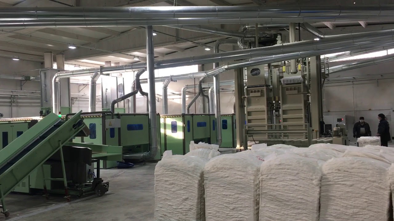 Textile recycling machines YouTube