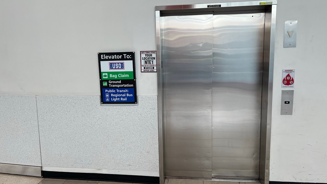 Montgomery KONE Elevator At BWI Marshall Airport (Main Terminal) In