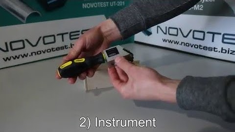 Cross Cut Adhesion Tester NOVOTEST AN-1. Video review