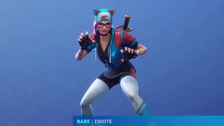 Fortnite-Nova Dança Gata Ginasta Temporada 7. Desafios Lince
