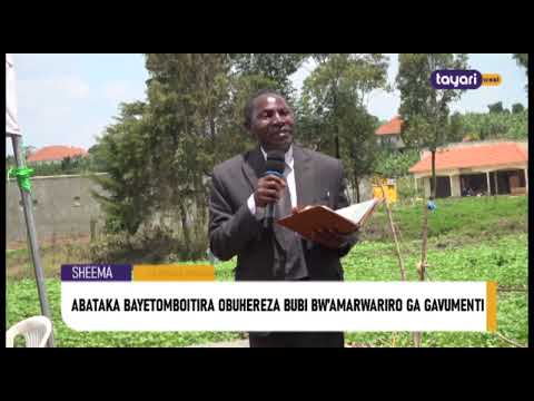 AGAMUSHANJU ABATAKA BAYETOMBOITIRA OBUHEREZA BUBI BW AMARWARIRO GA GAVUMENTI SHEEMA