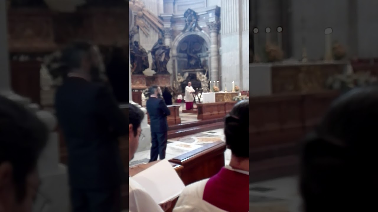 Salmo nella Basilica di San Pietro