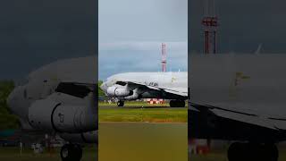 AWACS takeoff — power, precision, dominance. 🚀”#aviation #automobile #military