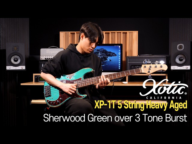 조건희 (Nathan) - Xotic XP-1T 5 String Heavy Aged-Sherwood Green