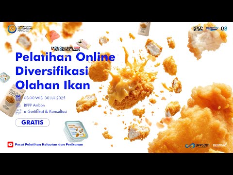 Pelatihan Daring | Diversifikasi Olahan Perikanan