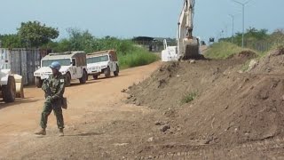 陸上自衛隊がＰＫＯ活動公開 首都ジュバで整備活動