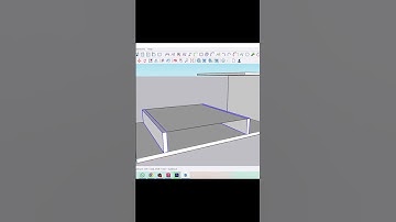 How to make wooden & glass modern table in sketchup.