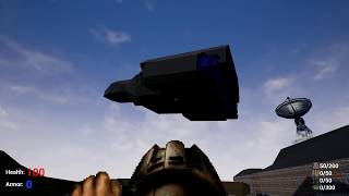 Doom E1M1 Remake with UE4 and Freedoom assets