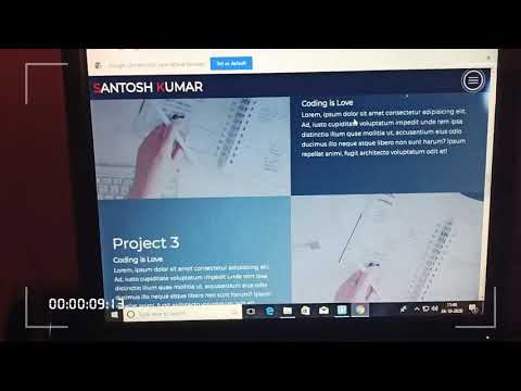 create a personal portfolio website using HTML, CSS and JavaScript.
