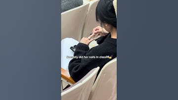 Thumbnail of THIS easy to get your nails done in class #ohora #ohorausa #UCLA #Harvard  #collegelife #diynail