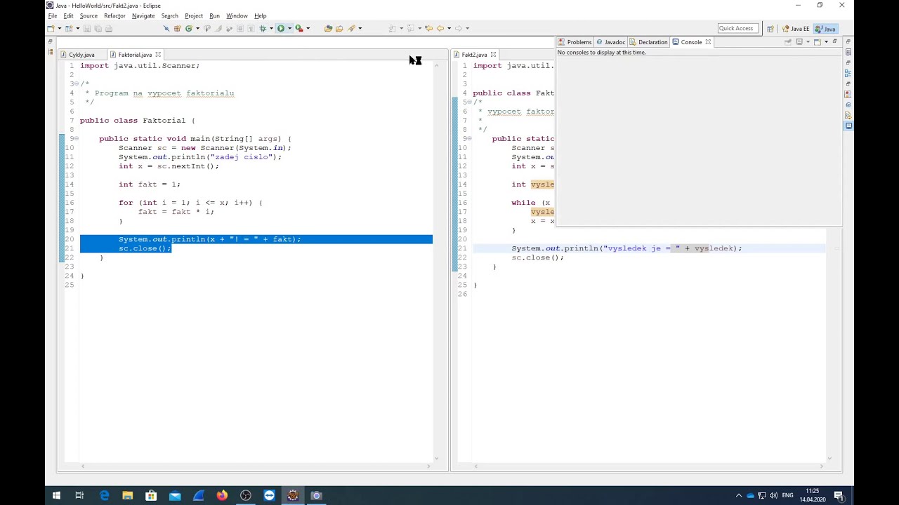 Java while do while cykly s podm nkami youtube