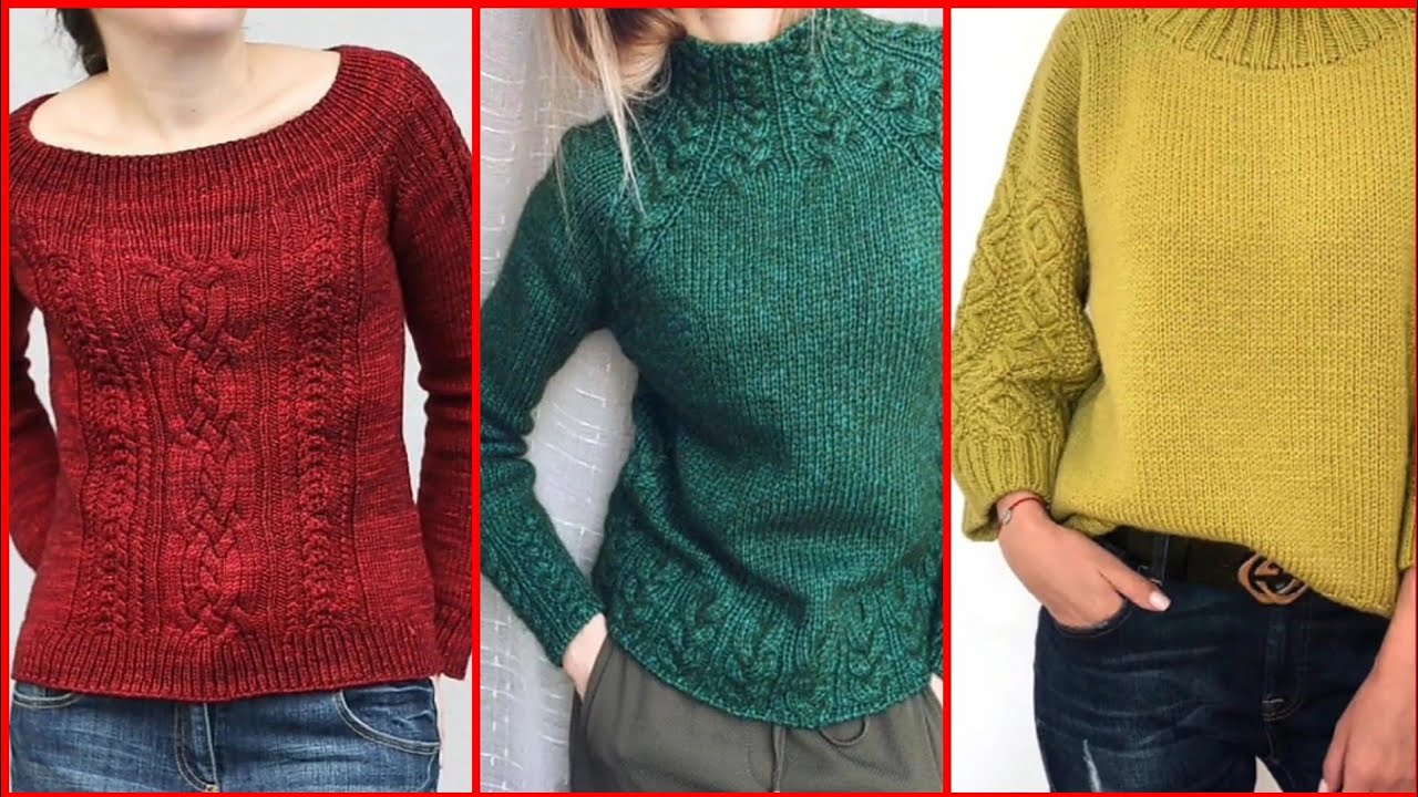 Sweaters Designs For girls YouTube