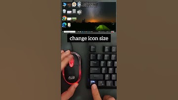 Change icon size #tips #tech #windowstricks #keyboardshortcuts #windowstips #keyboard #shortcutkeys