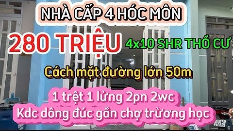 bán nhà HÓC MÔN 4x10 giá 280 triệu lửng có 2pn 2wc nhỏ mà có nhà thì chắc chắn PHẢI MUA nhé ace ơi