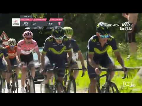 Videó: Tom Dumoulin frusztrálta Quintana és Nibali a Giro d'Italia 18. szakasza után