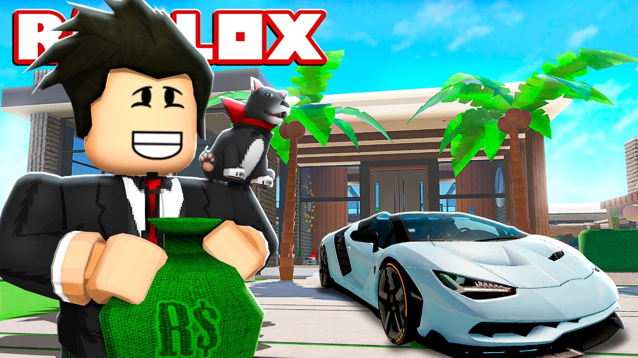 LOKIS FAZENDO MANSÃO RICA | Roblox - Giga Mansion Tycoon
