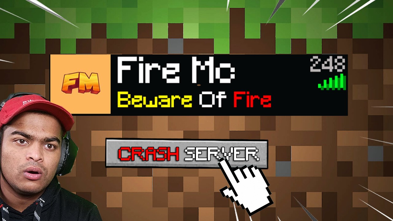 I Crashed Minecraft's Biggest Pay To Win Server! #firemc - YouTube