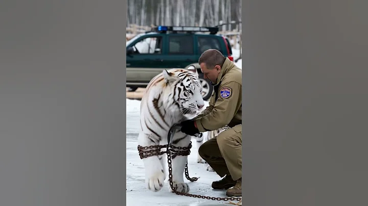 Tiger cub save their mom