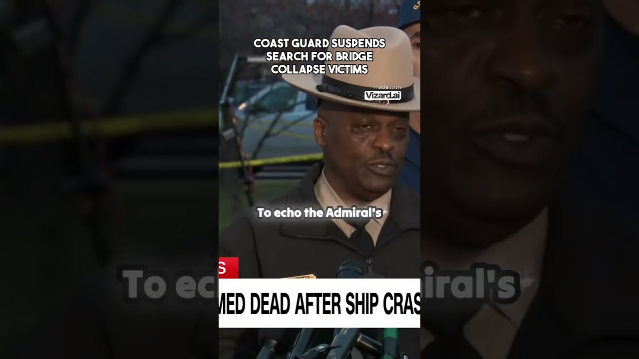 Coast Guard Suspends Search For Bridge Collapse Victims US 2024