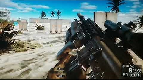 bf4 test range with my set up with the m416