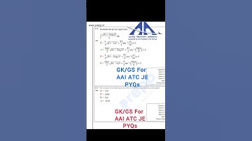 AAI ATC JE PYQs #shorts #viral #aaiatc #aai #atc #pyq
