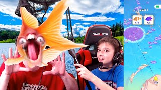 Net Fishing! Gameplay and Review - New Mobile Game (iOS and Android Game) screenshot 2