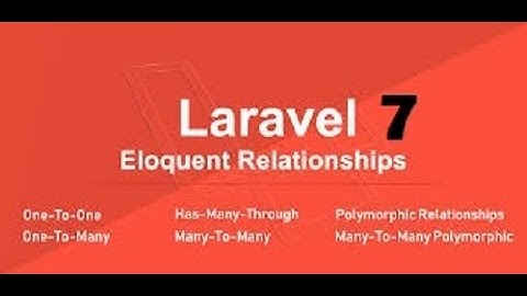 04.  Laravel Eloquent Polymorphic One to One