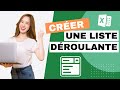 Comment créer une LISTE DÉROULANTE dans EXCEL