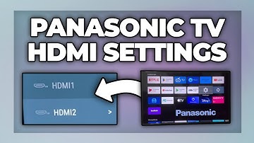 Panasonic TV change HDMI settings - input select Tutorial