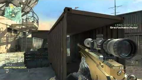 MW3  BEST First Blood Airborne No Scope Triple Kill  Modern Warfare 3