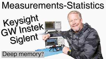 Keysight 1000X Statistics Measurements vs GW Instek and Siglent? #keysight #GWInstek #Siglent