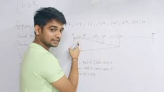 LOOK Algorithm in Disk scheduling with Example | OS | In Hindi